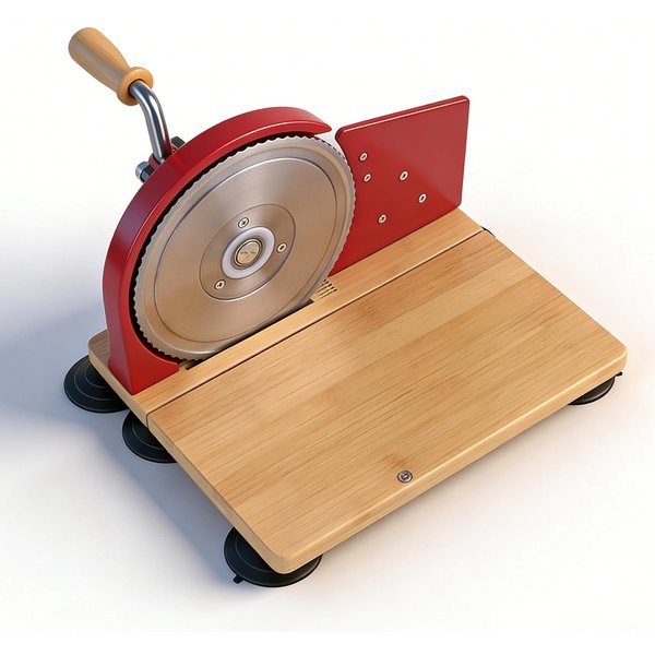 Cortador Manual De Pan Para Pan De Masa Madre Casero Herramienta De Rebanado Con Manivela Grosor Uniforme Rebanado Acero Inoxidable-image