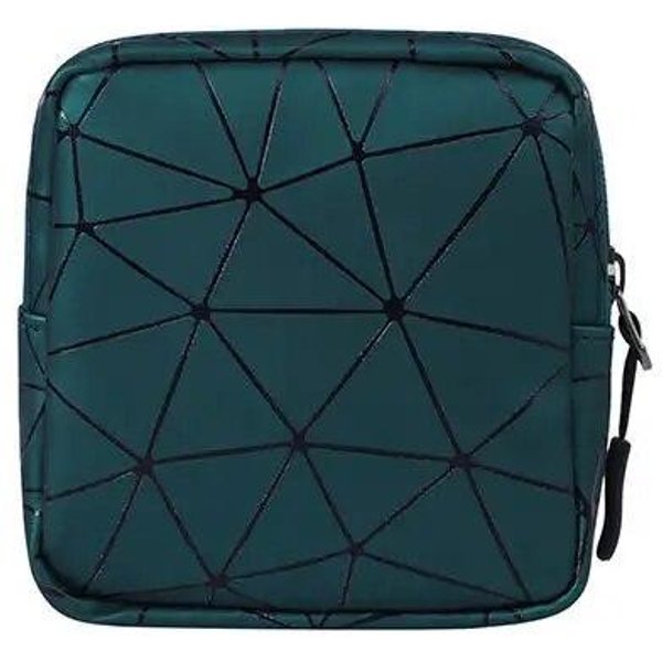 Nueva Bolsa De Almacenamiento De Toallas Sanitarias, Linda Y PortáTil Para NiñAs, Con Una Bolsa Para Guardar Toallas Sanitarias Y Una Bolsa Mensual Para Mujeres. Verde-image