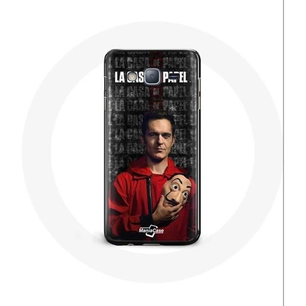 Funda - La Casa De Papel - Samsung Galaxy J3 2016 - Flexible - Negro - ProteccióN-image