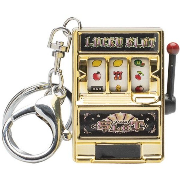 Mini Automat Do Gry Hazardowej Breloki Kieszonkowe Owoce SzczęśLiwy Jackpot GadżEt Antystresowe Zabawki Zabawne Gry Brelok Beige-image
