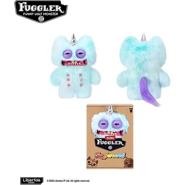 23 CM Oryginalne Fuggler Fugg JednorożCe Pluszowe Zabawki Fugglerzy ŚMieszne Brzydkie Potwory Fugglercorns Pluszowe Lalki White-image