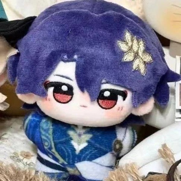 Gra Honkai Star Rail Aventurine Dr. Stosunek MięKkie Pluszowe Zabawki Lalka Uroczy Anime Pluszowy Wisiorek Plecak Breloczek Prezenty Urodzinowe 10CM-image