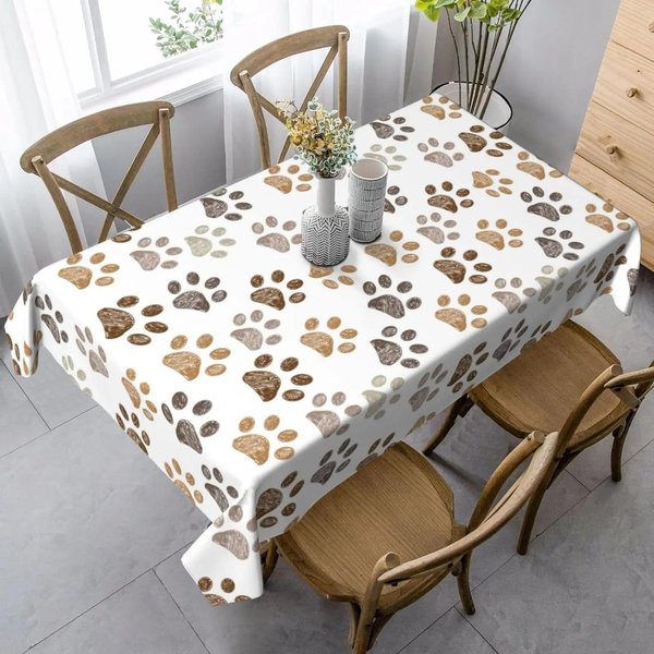 Obrusy KsiężYc I SłOńCe Wodoodporne Boho Obrus Na Stół Kuchenny Jadalny Zmywalny Pokrowiec Na Stół Tarotowy Na Imprezę Wesele Piknik 90X140Cm-image