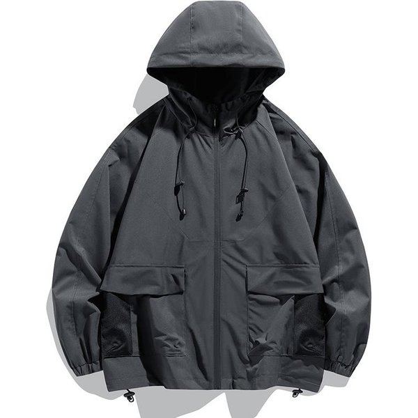 Chaqueta Con Capucha Para Exteriores Para Hombre, Chaqueta De Trabajo De Marca De Moda, Chaqueta De MontañIsmo, Estilo MontañIsmo, Estilo Hong Kong. 4XL-image