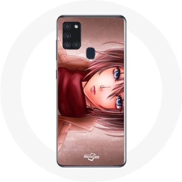 Coque Pour Samsung Galaxy A21S Mikasa Ackerman Attaque Des Titans Anime SéRie Japanese-image