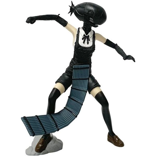 18.5Cm Anime Chainsaw Man AccióN Motosierra Demonio Figura Reze Chica Hermosa ColeccióN Figura MuñEca Juguetes Modelo Duradero Black-image