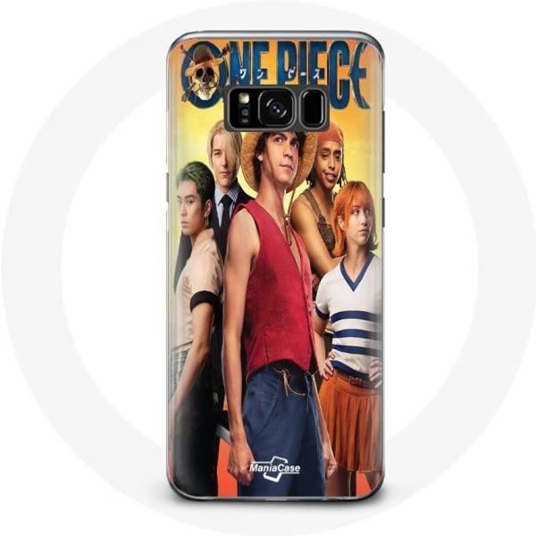 Funda - Maniacase - Samsung Galaxy S8 - Anime One Piece - Flexible - Negra-image