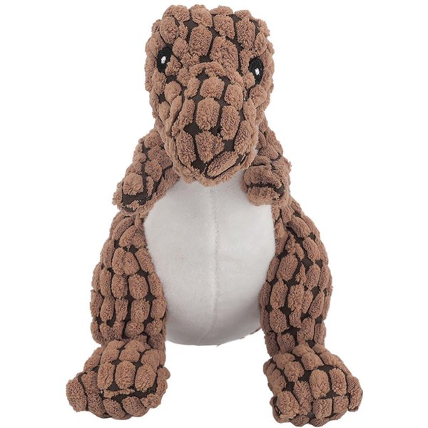 PiszcząCa Zabawka Dla Psa CzyszcząCa ZęBy Odporna Na Gryzienie Interaktywna Pluszowa Zabawka Do żUcia Dla Szczeniaka W KształCie Dinozaura Small-image