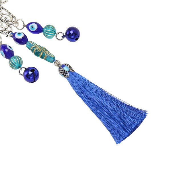 Oko WisząCa Ozdoba FręDzle Design Styl Retro Wykwintne ŻYwe Kolory Niebieskie Oko Ozdoba Do Samochodu Blue-image