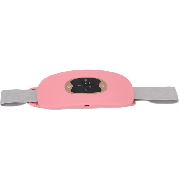 Almohadilla Calefactora Menstrual Alivio Del Dolor Para Mujeres CinturóN Lumbar Calefactor Con Masaje Vibratorio EléCtrico Ajustable InaláMbrico-image