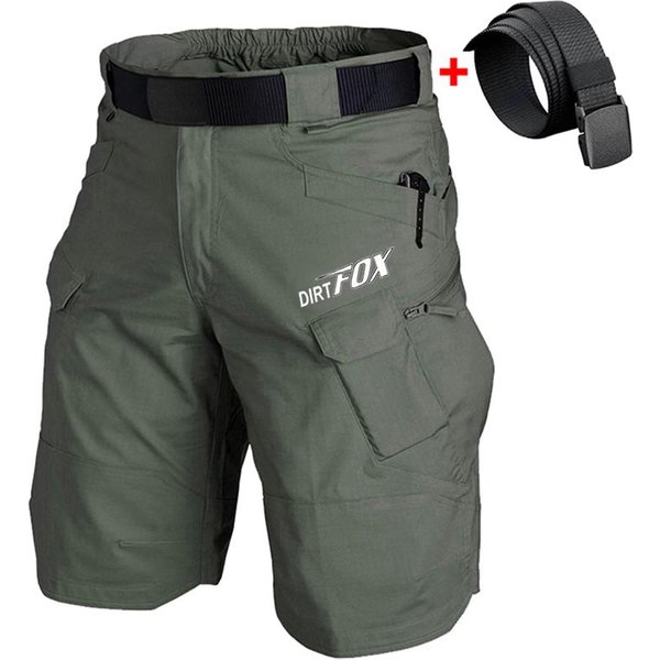 Dirtfox Equipo De Ciclismo Pantalones Cortos Mtb Downhill Transpirables Pantalones Cortos Para Hombre Ropa De Bicicleta Carretera MontañA Motocross Pantalones Cargo 5XL (112-125KG)-image