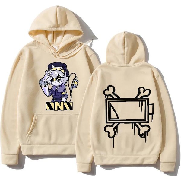Bluza Z Kapturem Murder Drones Numer Seryjny N Bluza Z Kapturem Moda Odzież MęSka Damska Bluza Z Kapturem Nowe Bluzy Harajuku Cosplay Bluza L Beige-image