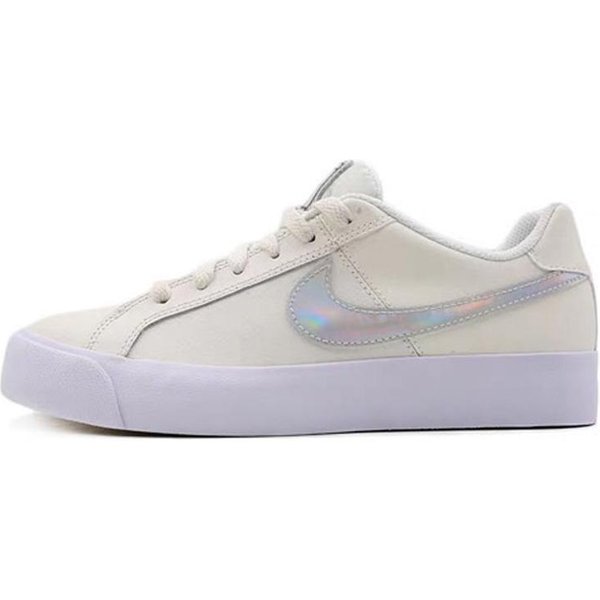 Nike Court Royale Low AC Sail Blanco Negro (De Las Mujeres) 40.5 White-image