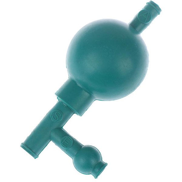 Llenador De Pipeta Cuantitativo De PresióN Segura De Bulbo De SuccióN De Goma De Laboratorio Con 3 VáLvulas Verde-image