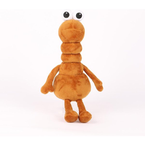 Marcus El Gusano Peluche Lindo Dibujo Animado Juguete De Peluche Para NiñOs Adolescentes Parejas Dormitorio Abrazable Oficina Escritorio DecoracióN Regalo De Navidad CumpleañOs-image
