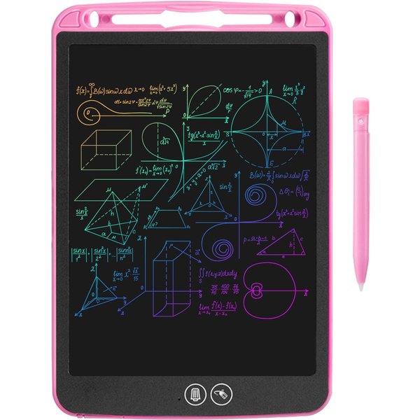 Tablet Do Pisania LCD 8,5 Cala Doodle Tabliczka Do Rysowania Pisma RęCznego Wiele Kolorowych Tablic Z Magnesem P-1 Multicolor Screen-image