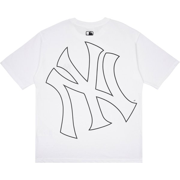 MLB New York Yankees AmerykańSki Vintage Nadruk Z Literami OkrąGłY Dekolt KróTki RęKaw Koszulka Unisex Koszulka BiałA 31TS33131-50W L White-image