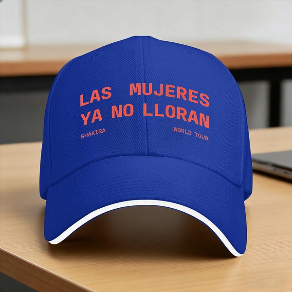 Gorra De BéIsbol Shakira ÁLbumes Las Mujeres Ya No Lloran Streetwear Gorra De Camionero Para Mujer DiseñO A Prueba De Sol Deportes Al Aire Libre Gorras De BéIsbol One Size Blue-image