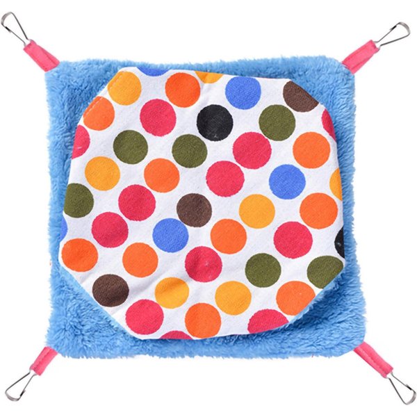 Hamaca CáLida CóModa Multiusos Para HáMster Animales PequeñOs Cama Colgante Juguetes Para HáMster Cobaya Small-image