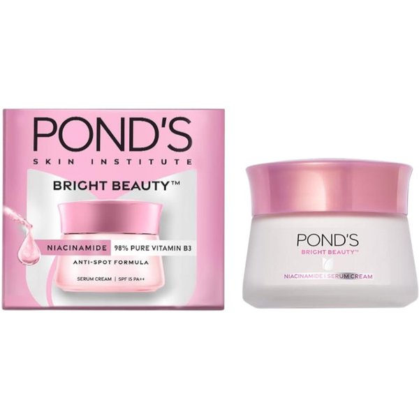 Pond's Bright Beauty Krem Serum Przeciw Przebarwieniom Z Niacynamidem I Spf 15 Pa++, 35G NawilżAjąCy Krem RozjaśNiająCy SkóRę-image