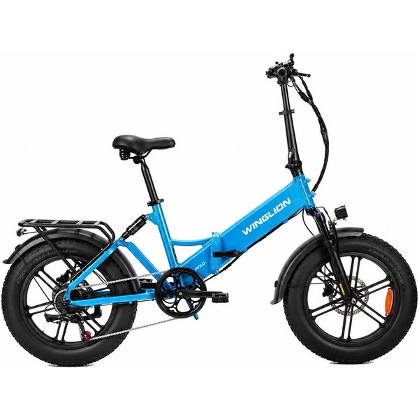 Bicicleta EléCtrica Plegable Winglion EB-FF2.0, BateríA 48V 15Ah, Doble SuspensióN Y Frenos De Disco HidráUlicos Gris-image