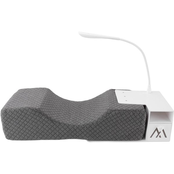 Almohada De Espuma ViscoeláStica Para ExtensióN De PestañAs Con Soporte Organizador De Estante, IluminacióN, ErgonóMica Para ExtensióN De PestañAs-image