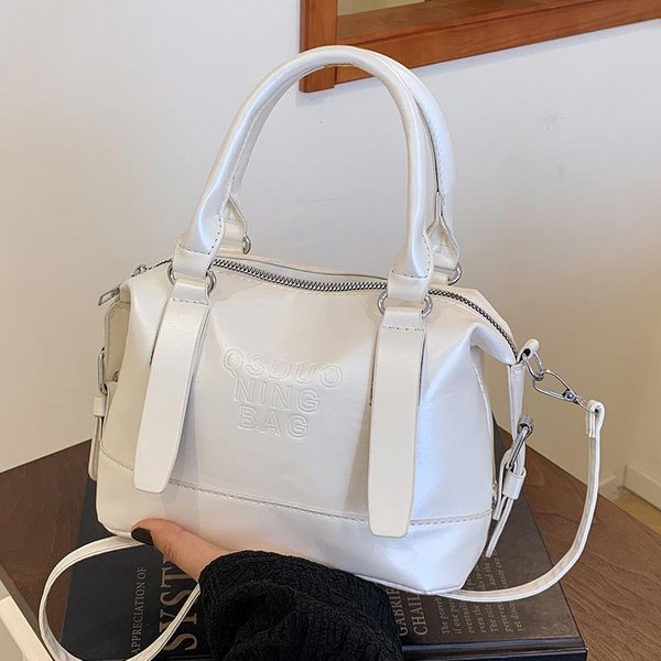 Bolso PequeñO De Alta Calidad Para Bolso De Mujer Nuevo Nicho Commuter De Mano Bolso Boston VersáTil Bandolera De Un Hombro Gray-image