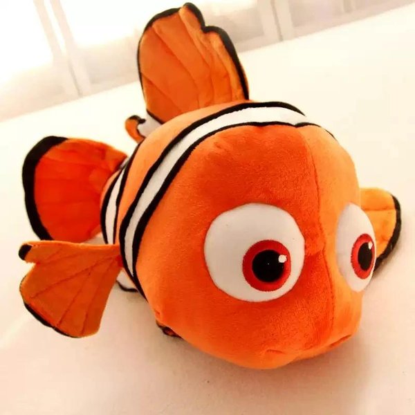 Juguete De Peluche De Dibujos Animados Nemo Adorable Pez De Peluche Animales Pez Payaso Peluches MuñEca Linda Calmante DecoracióN Del Hogar Regalos De CumpleañOs NiñA NiñO 25Cm-image