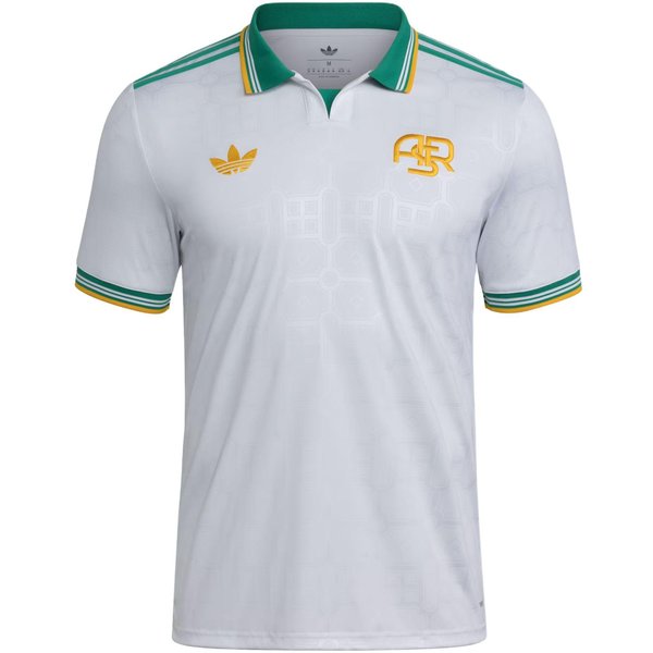 Adidas Originals Ss25 As Roma Tercera Camiseta VersióN Aficionado Corte Slim Moda Manga Corta Camiseta De FúTbol Hombre Tops JJ4185 S-image