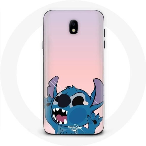 Funda Para Samsung Galaxy S5 Stitch Con La Nariz En El Aire Fondo Rosa-image