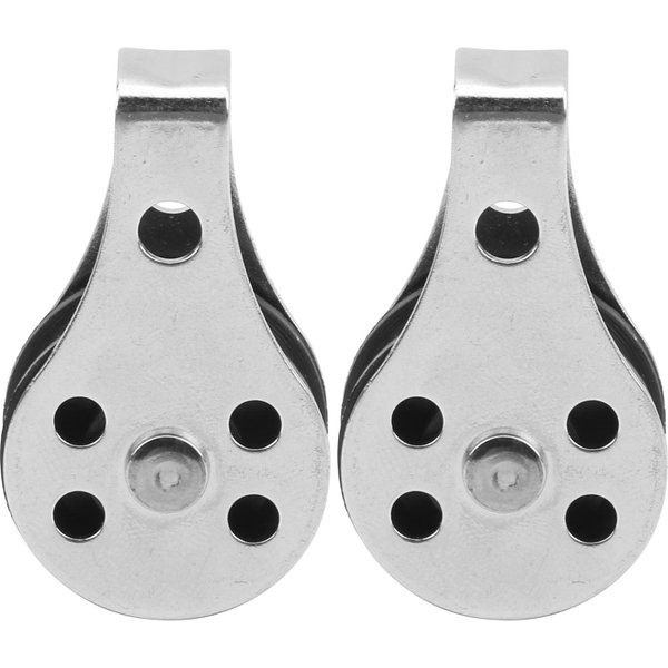 2 Piezas 25Mm Acero Inoxidable Rueda Con Rodamiento Polea Herramientas Barco Yate Accesorios Marinos-image