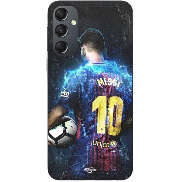 Funda Para Samsung Galaxy S25 FE Lionel Messi Superestrella Del FúTbol Maniacase Negro-image
