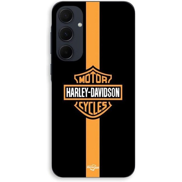 Etui Na Telefon - Maniacase - Samsung Galaxy A55 - Silikonowe - MięKkie - Harley Davidson-image