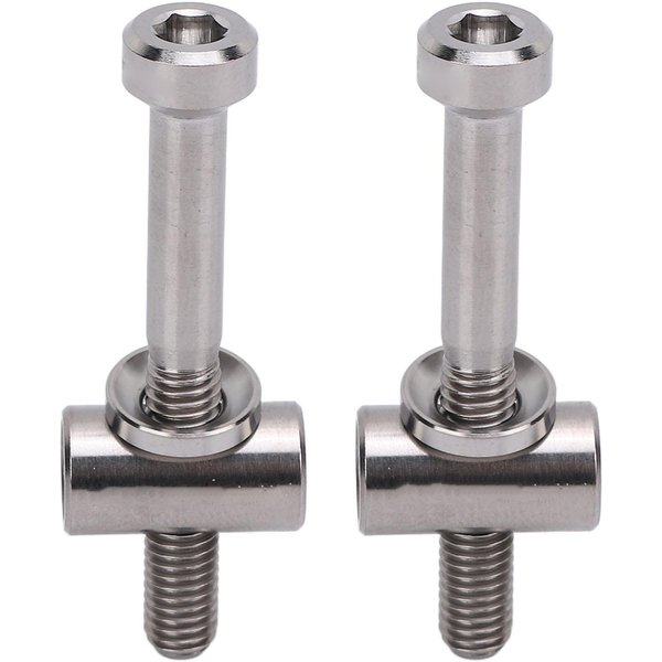 2 Szt. M5X40Mm ŚRuby MocująCe Sztycę Rowerową Ze Stopu Ti ŚRuby Sztycy Rowerowej Akcesoria Rowerowe Do Roweru-image