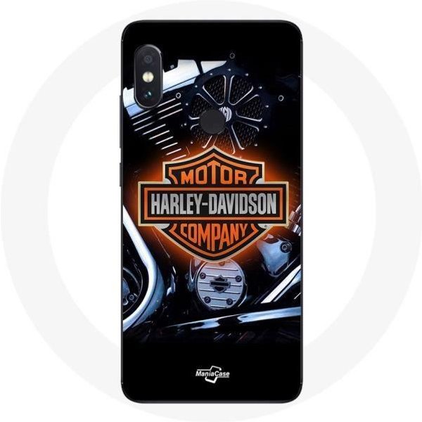 Funda - Harley Davidson - Xiaomi Redmi Note 5 AI - Flexible - Negra - Mixta-image