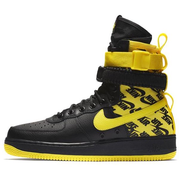 Nike Sf Air Force 1 High Czarny Dynamiczny ŻółTy AR1955-001 40.5-image