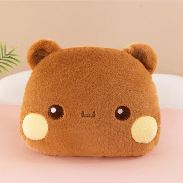 Almohada De Peluche Bubu Dudu MuñEcos De Oso Panda Yier Adorables Peluches De Dibujos Animados Suaves CojíN Para Coche Sofá Almohadas DecoracióN Del Hogar-image