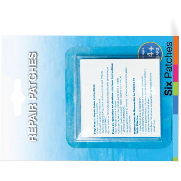 6 Parches De ReparacióN Inflables Impermeables Flexibles Autoadhesivos Para Piscinas Y Camas Inflables Blue-image
