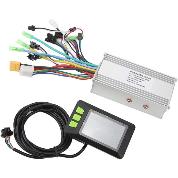 36V 48V 60V 1000W 38A 3-Trybowy Sinusoidalny Silnik Bezszczotkowy Kontroler 930 Zestaw WyśWietlacza LCD Rower Elektryczny-image