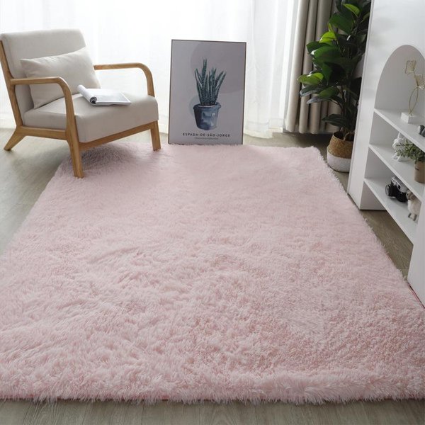 Dywan 60X120Cm Puszysty MięKki Dywan Ze Sztucznego Futra Do Salonu, Mata AntypośLizgowa, MięKki Pluszowy Dywan Do Sypialni, Dekoracja Domu 60X120Cm-image
