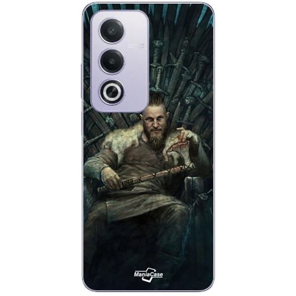 Coque De TéLéPhone - Maniacase - Oppo A80 - Noir - Souple - Vikings Game Of Thrones-image