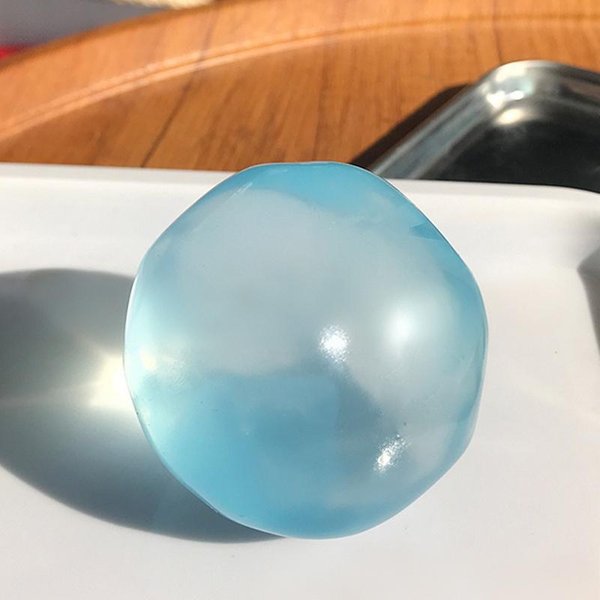 Zabawki Squishy Hi Squeeze Zabawki Sensoryczne Fidget Dla DorosłYch Przezroczystość Olej Kokosowy Zabawka Do ŚCiskania Redukcja Stresu Zabawka Sensoryczna Niebieski-image