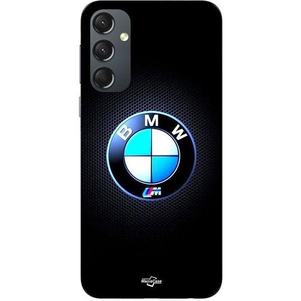 Etui Dla Samsung Galaxy S25 Fe Logo Bmw M śWiecąCe Karbon Maniacase Czarny-image