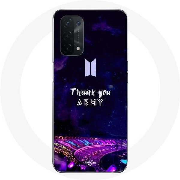 Estuche Para Oppo A54 5G Bangtan Sonyeondan Concert BTS Army Bomb Lightstick-image