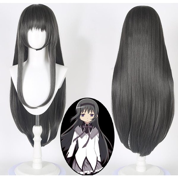 Puella Magi Madoka Magica Homura Akemi Disfraz De Cosplay Anime Madoka Magica Magi Disfraz Homuras Akemi Uniforme De Cosplay Vestido XXL-image