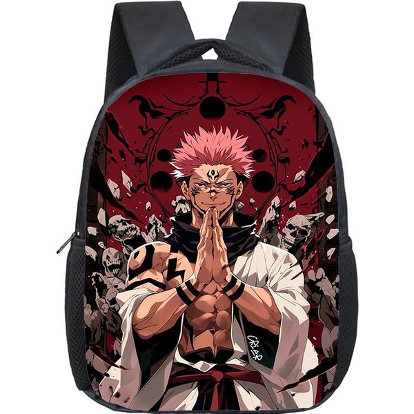 Mochila De Anime J-Jujutsu Kaisen Bolsas Escolares Para NiñOs Manga Gojo Satoru Yuji Itadori Mochila NiñOs NiñAs GuarderíA Bolsa Para Libros-image