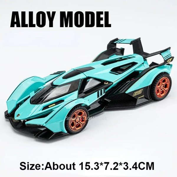 1:Zabawkowy Model Samochodu Lambor Urus Sian W Skali 32 Metalowy Odlew Diecast Drzwi Otwierane DźWięK ŚWiatłO Pull Back Pojazdy Ozdoba Dla Dzieci Prezenty Blue-image