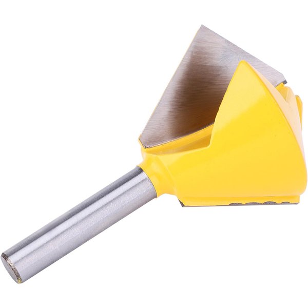 Broca Para Fresadora Boca De PáJaro PolíGono VáStago 8Mm Cortador De Fresado Para Madera 12 Lados-image