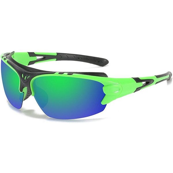 Okulary PrzeciwsłOneczne Polaryzacyjne Dla MężCzyzn I Kobiet Sportowe Okulary Do Jazdy Na Rowerze, Jazdy Samochodem, WęDkowania UV400 Przeciwodblaskowe Okulary Outdoorowe Green-image