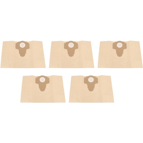 5 Szt. Worki Na Kurz Do Odkurzacza Na Mokro I Sucho 20L Papierowe Worki FiltrująCe Do Zbierania Kurzu Do Odkurzacza Dla Beige-image